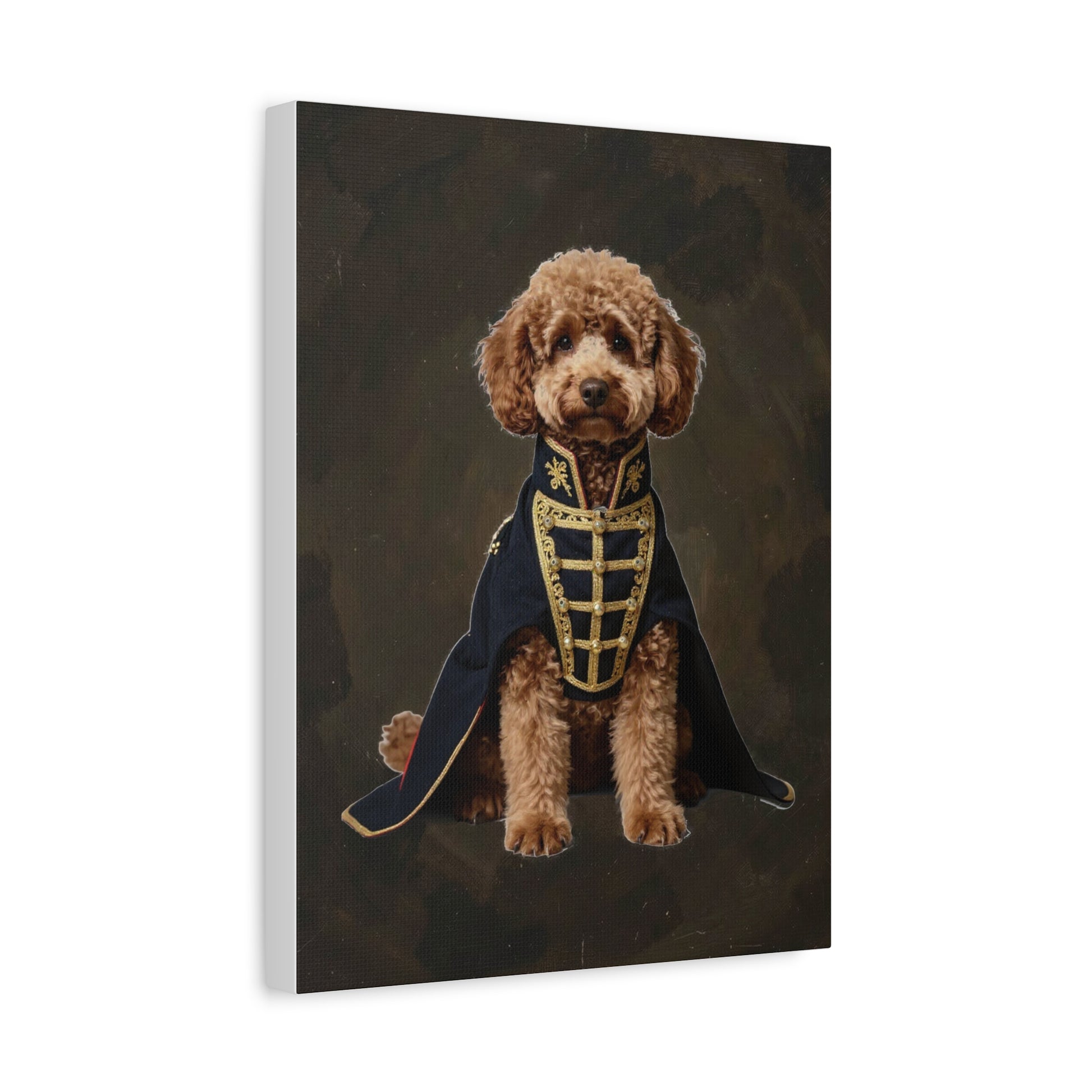View details for Royal Poodle Canvas Print — Dog Wall Art, Vintage Military Costume Royal Poodle Canvas Print — Dog Wall Art, Vintage Military Costume