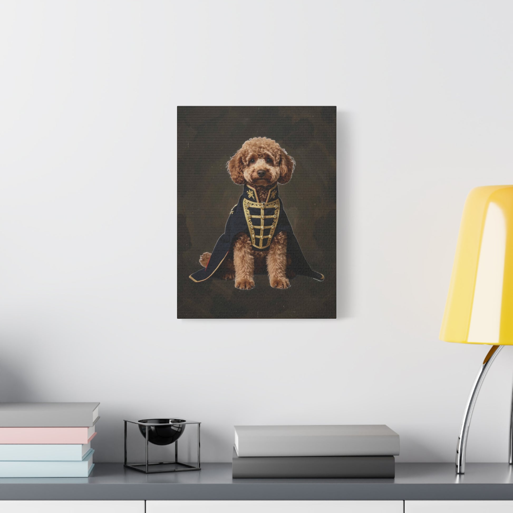 View details for Royal Poodle Canvas Print — Dog Wall Art, Vintage Military Costume Royal Poodle Canvas Print — Dog Wall Art, Vintage Military Costume